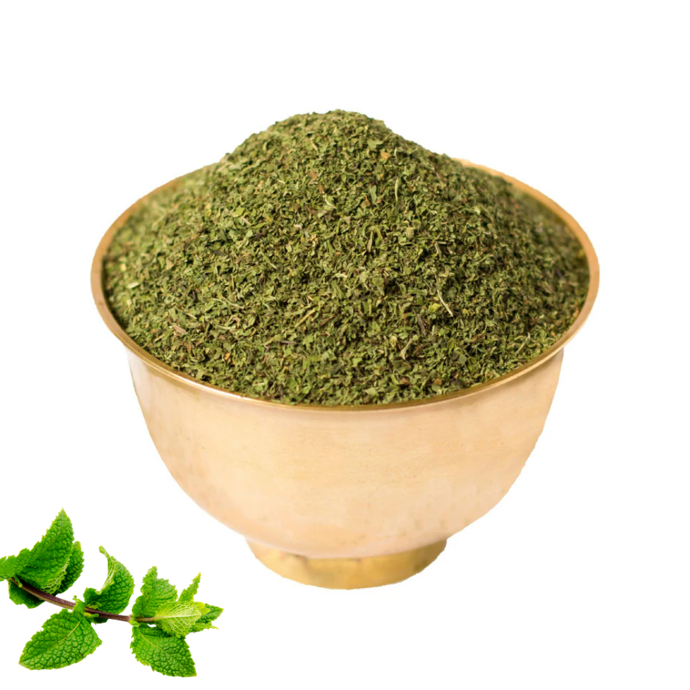 100% Pure Mentha Spicata (Spearmint) Leaves – Ground